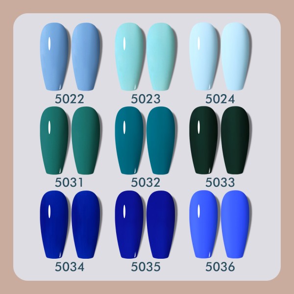 RG 15ml 그린 블루 시리즈 젤 매니큐어 다채로운 세미 퍼머넌트 UV LED 하이브리드 바니시 용 네일 흡수 : 스마트랩팩토리구대13