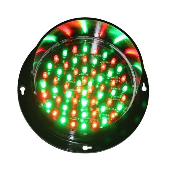 소형 학교 교육 신호 바이 컬러 레드 그린 신호등, DC12V 또는 OEM 디자인 125MM : 투에인코퍼레이션