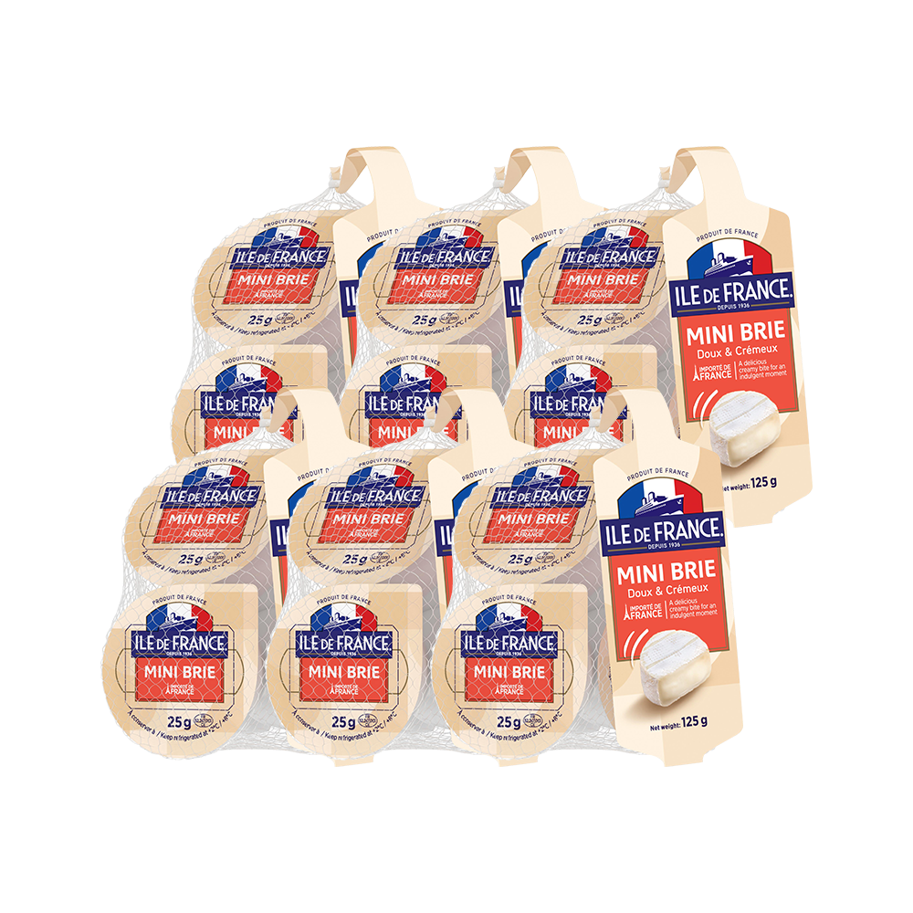 [본사직영] 일드프랑스 미니 브리 치즈 125g(25gx5개) 6세트 : 구르메에프앤드비코리아