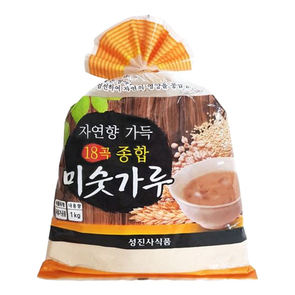 성진사식품 자연향 가득 18곡 종합 미숫가루 1kg : 두배로마트