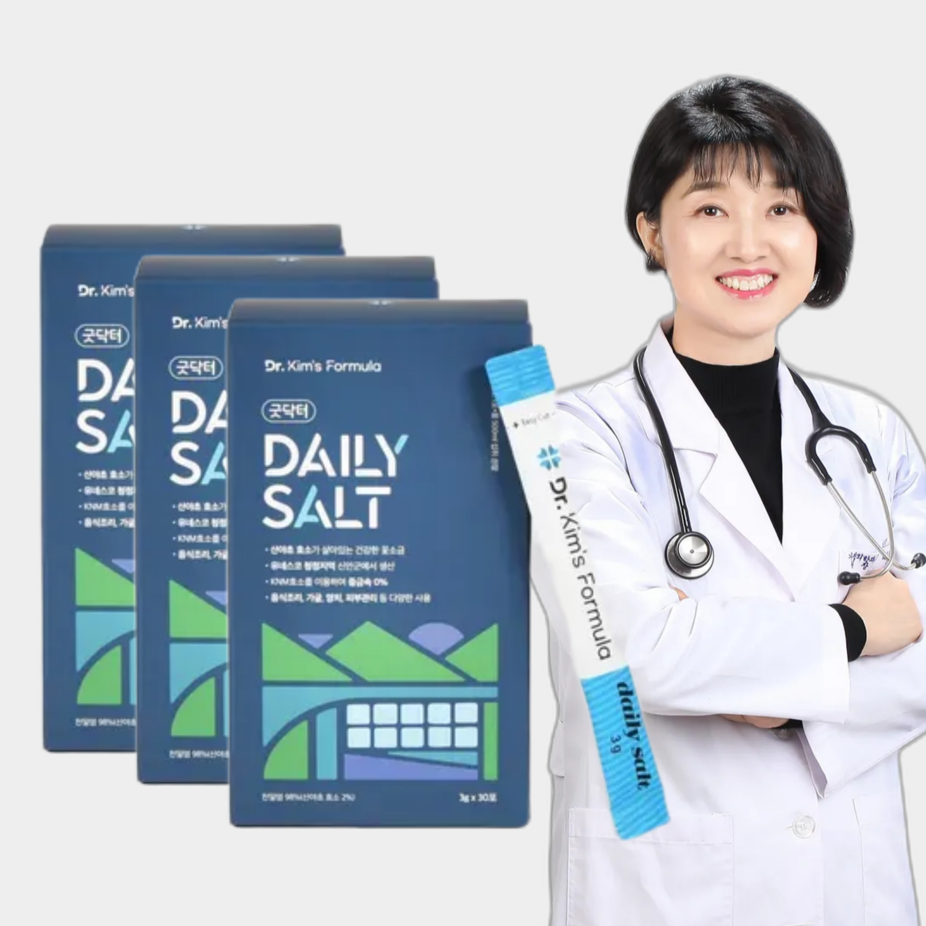 굿닥터 데일리솔트 누가의원 김태균 명품 소금 90g, 1개 : 닥터킴스포뮬러