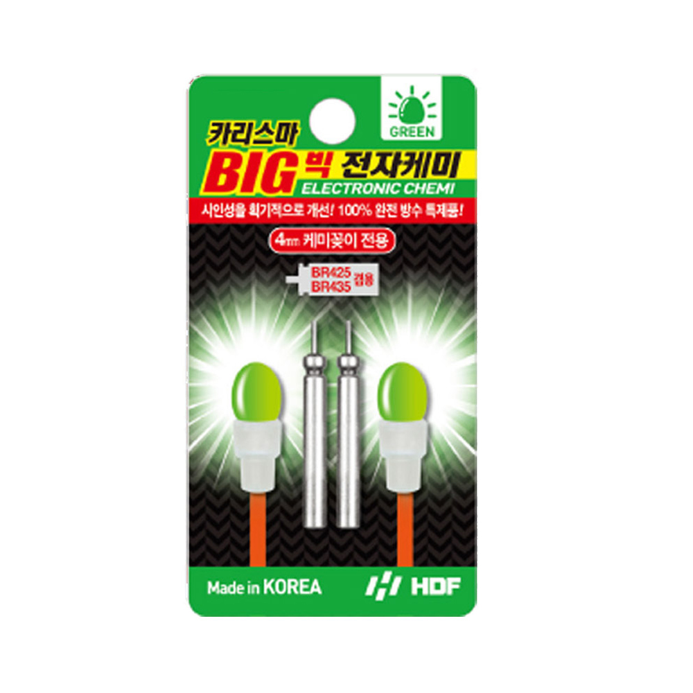 해동 HF-431 카리스마 빅사이즈 빅전자케미 바다 민물 낚시 전자케미 425 레드 : 피싱스톤