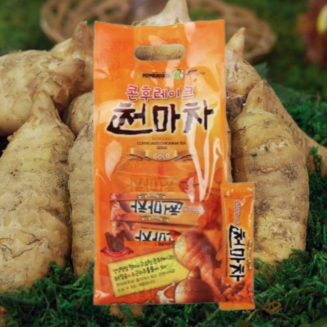 태웅식품 콘후레이크 천마차 유근피추출물 천마 한끼 식사대용 간편한 영양간식 천마분말 50포 : 땡큐파워