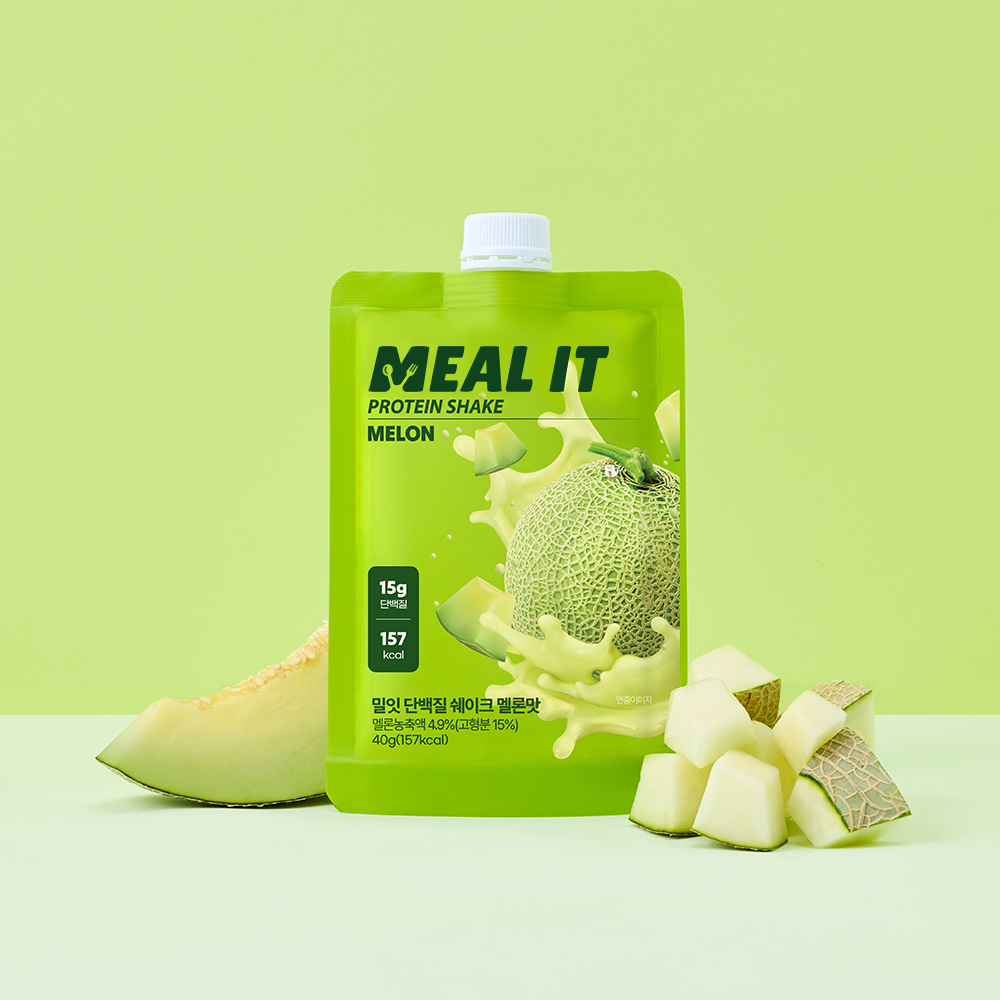 밀잇 식단관리 단백질 쉐이크 포켓형 40g 3개 5가지맛 (초코맛, 바나나맛, 커피맛, 멜론맛, 피스타치오맛) : 밀잇