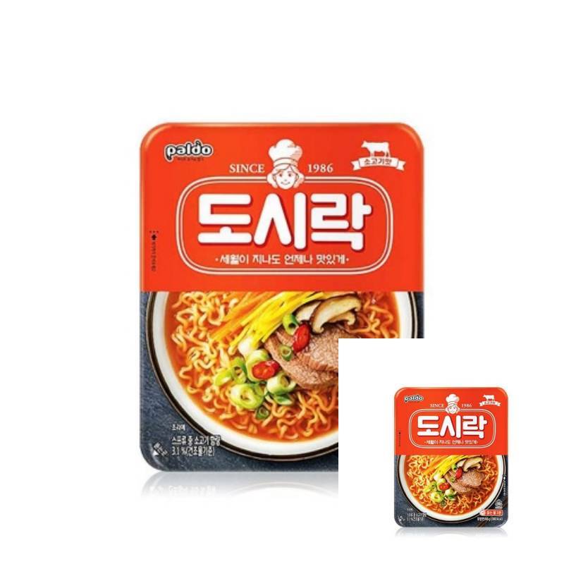 팔도 도시락 BOX 24개입 컵라면용 회사간식 팔도도시락라면 팔도컵라면 : 일상유통01