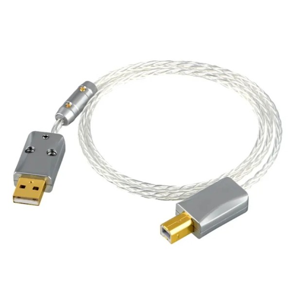 OCC 은도금 USB 2.0 데이터 케이블 A - B 디코더 컴퓨터 믹서 : 64프라임무역