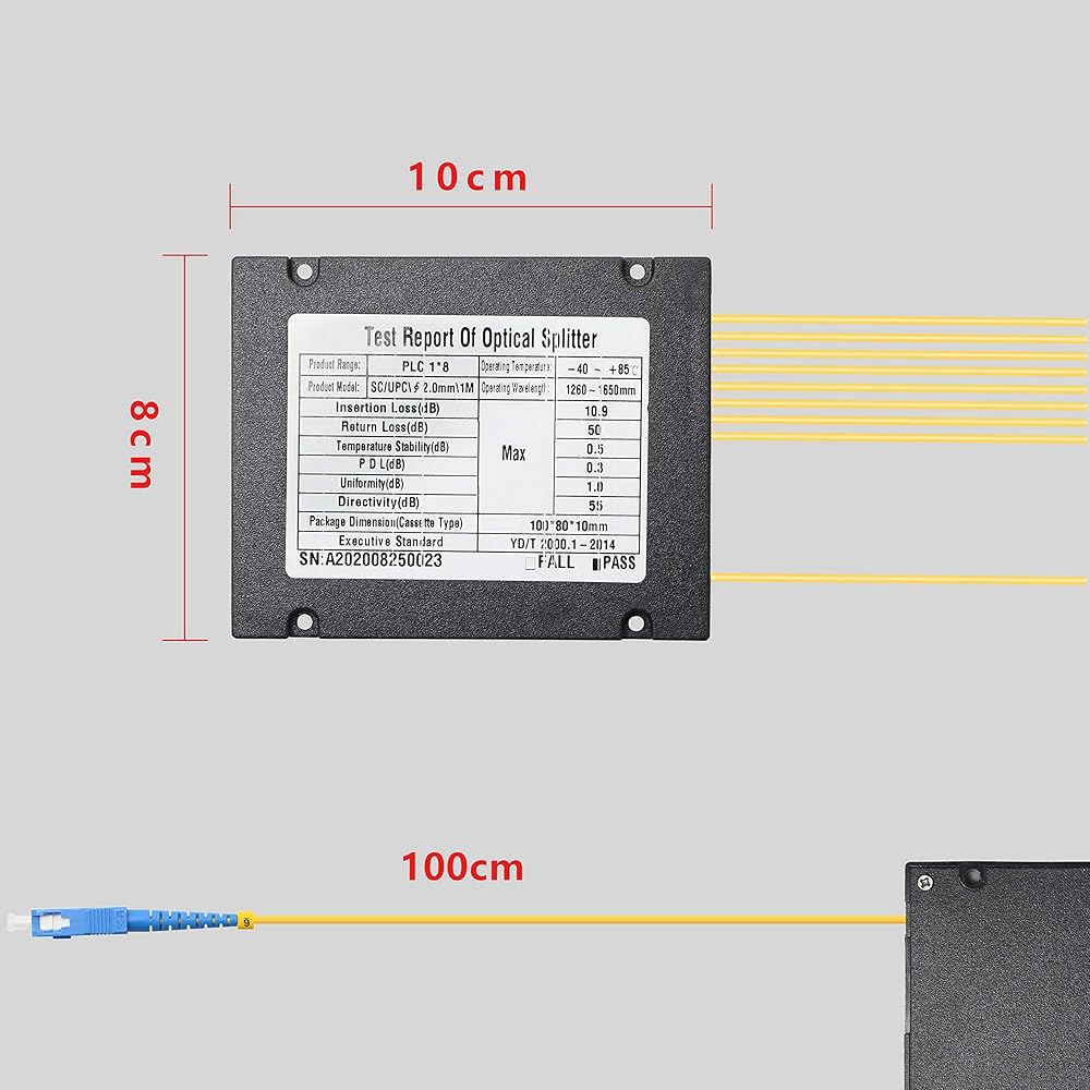 GELRHONR PLC 광섬유 분할기 FTTH LAN 기업 엔지니어링 프로젝트 배선용 SC : 양단