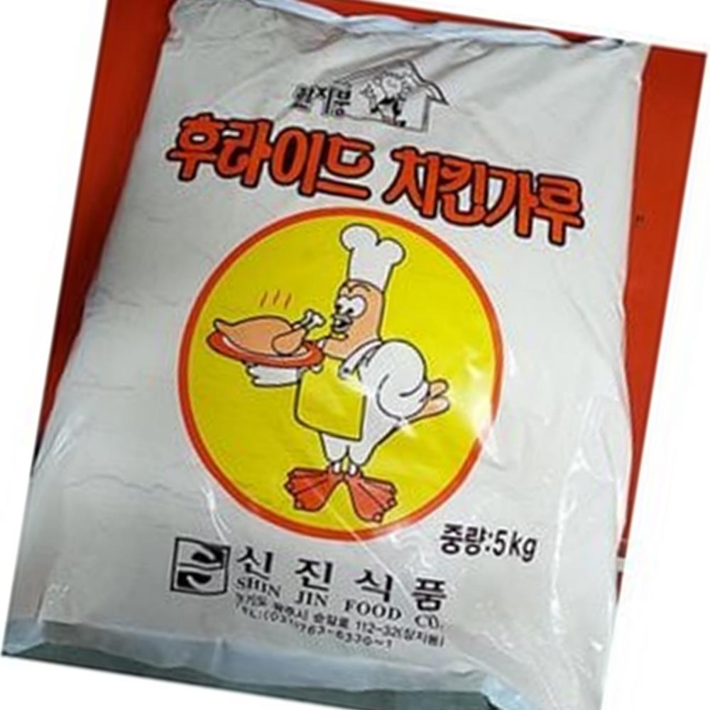 신진 치킨 가루 5kg 4개 튀김 분말 식자재 : 아보하웰리스