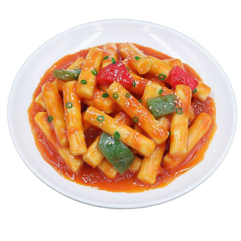 떡볶이 음식모형 분식 장식 소품 푸드코트 가짜음식 전시 : 바로구해