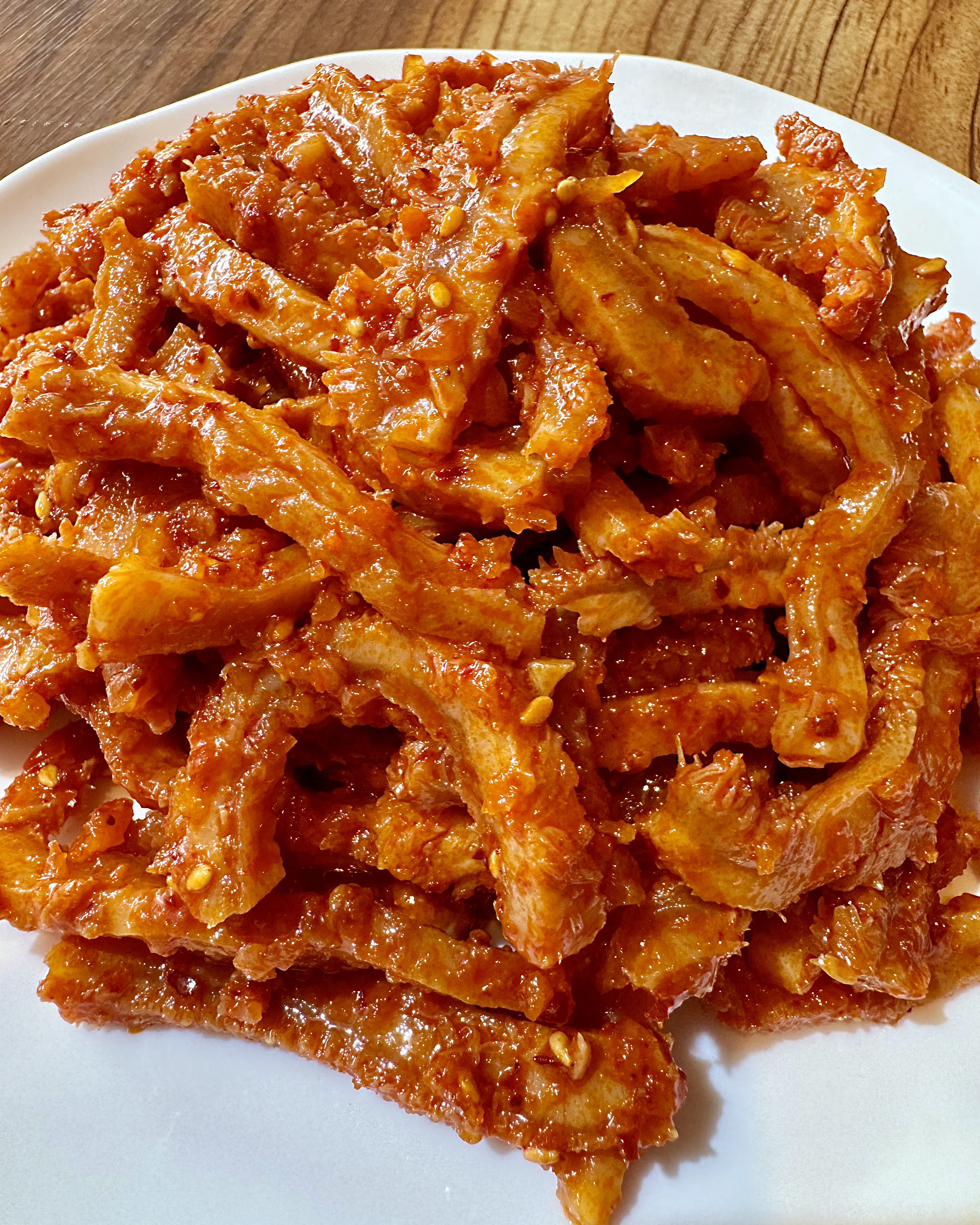 연변반찬 깐양무침350g 소깐양무침 국내수제반찬 : 미래도 수제반찬 곱창전골