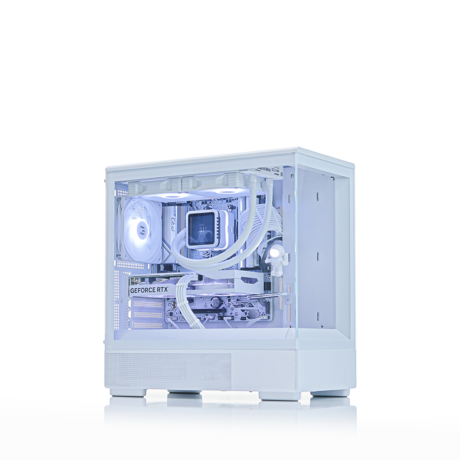 P10 화이트 감성 PC RTX 5060Ti 5060 : 영이네컴퓨터