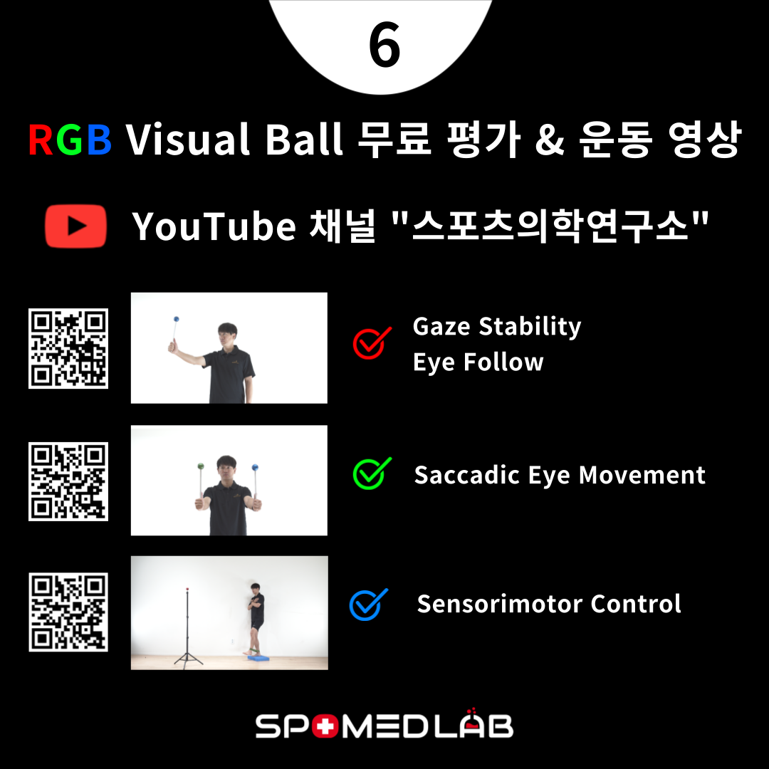 RGB Visual Ball 뉴로 트레이닝 소도구 : 주식회사 스포메드랩