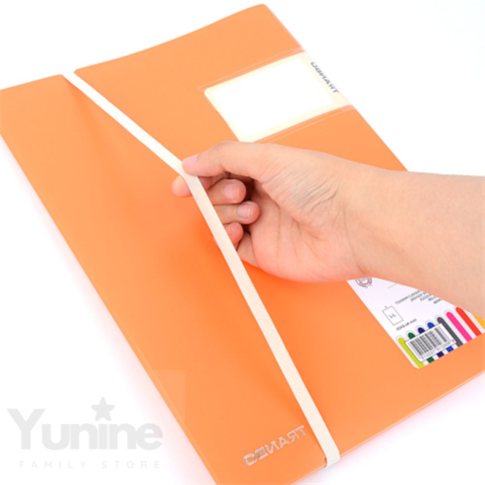 YUNS A4 밴드형 클리어화일  파일철 파일홀더 문서보관 문서파일 화일보관함 : 윤이네별가게