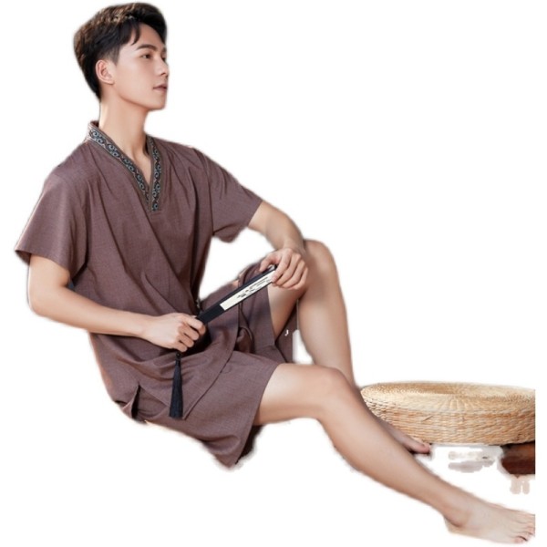 커플 순수 코튼 사우나 목욕 가운 마사지 치료 숙녀 대형 미용실 발 센터 : GlobalCommerce