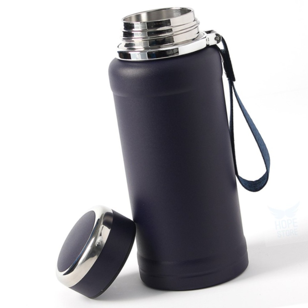 호프 사계절 보냉 보온병 800ml 네이비 등산용물병 휴대용보온병 : 호프store
