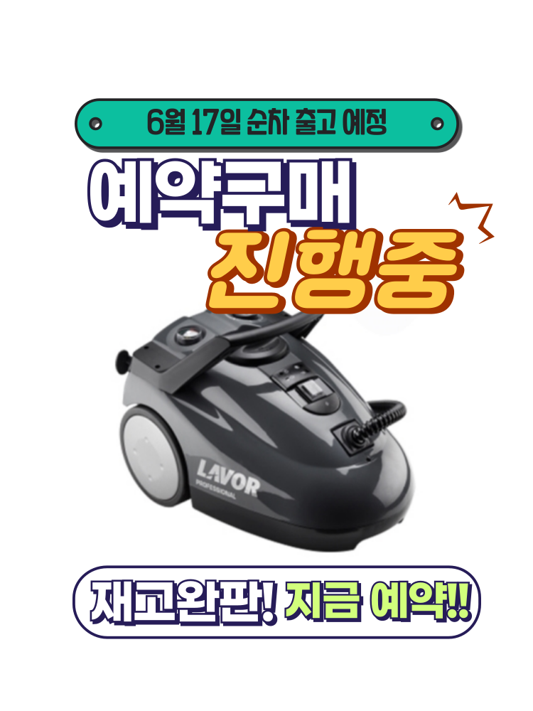 GV KONE (코네, 이탈리아 LAVOR 스팀청소기, 4bar) : 영선크린테크