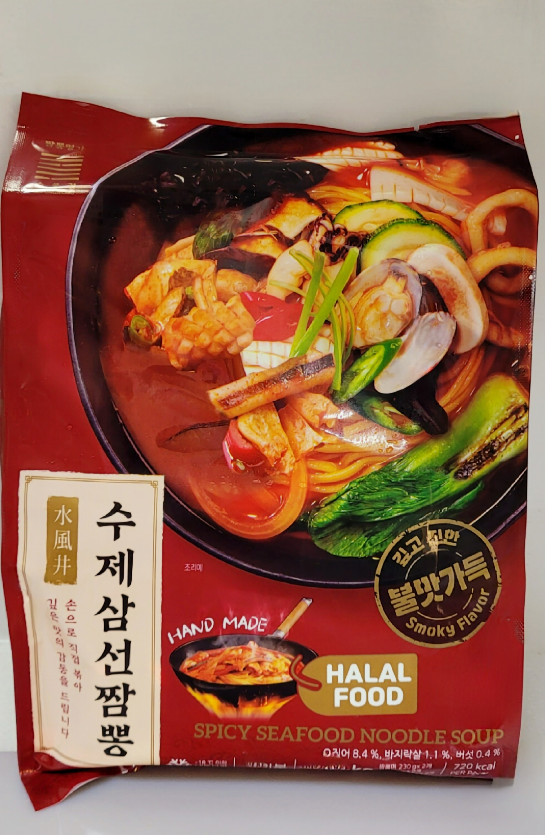 수풍정 수제 삼선 짬뽕 밀키트 추천 본사직영 해물듬뿍 넉넉한 2인분 1.46kg : 푸드 담다