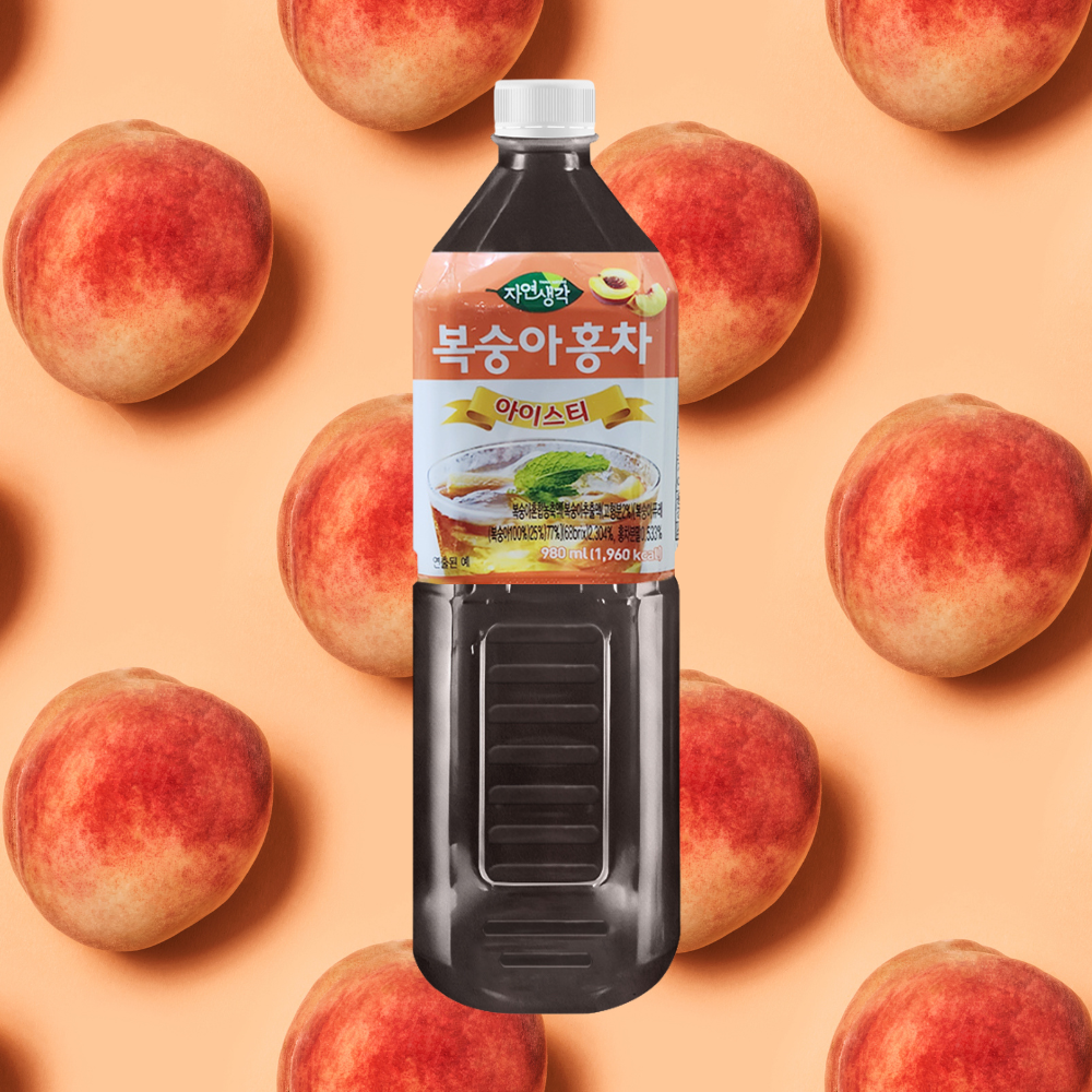 희창 자연생각 액상 복숭아 980ml 원액 홍차 아이스티 농축액 : 커피몰