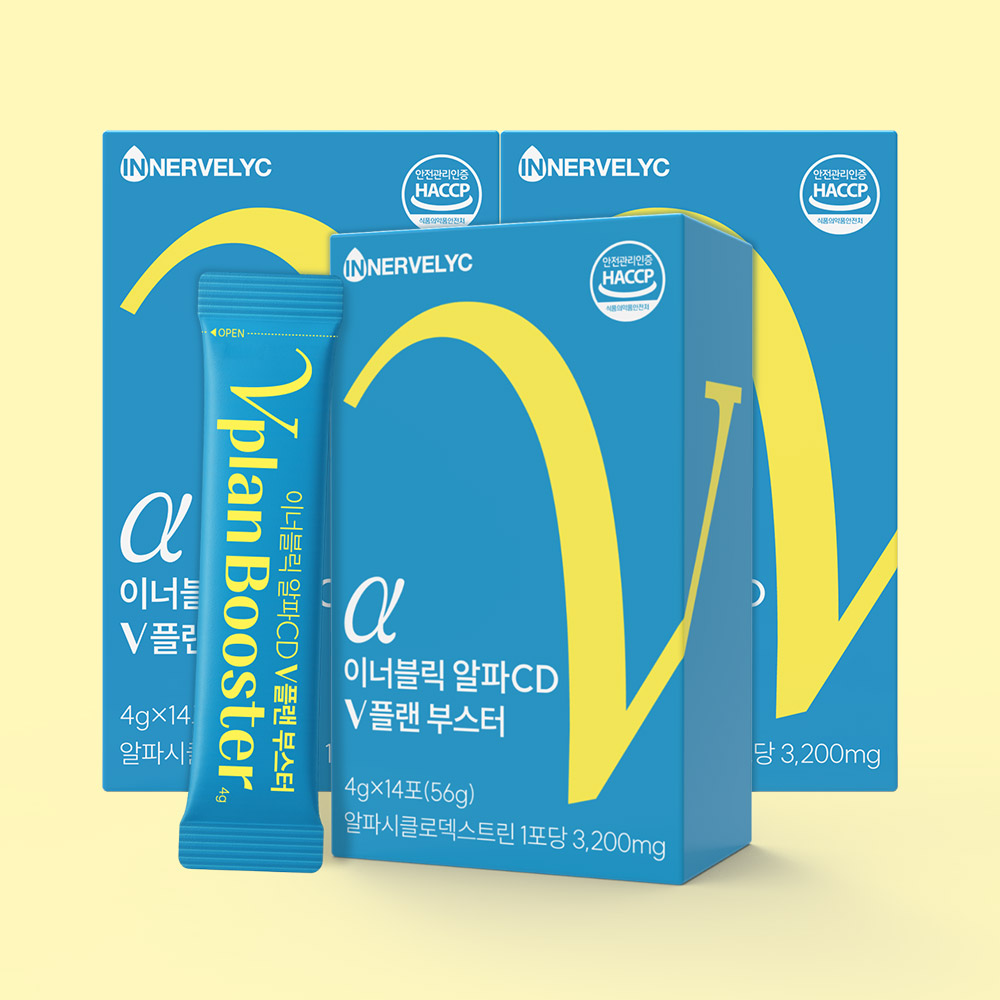 이너블릭 고함량 알파CD 3박스 시디 V플랜 부스터 알파시클로덱스트린 : 바른약초
