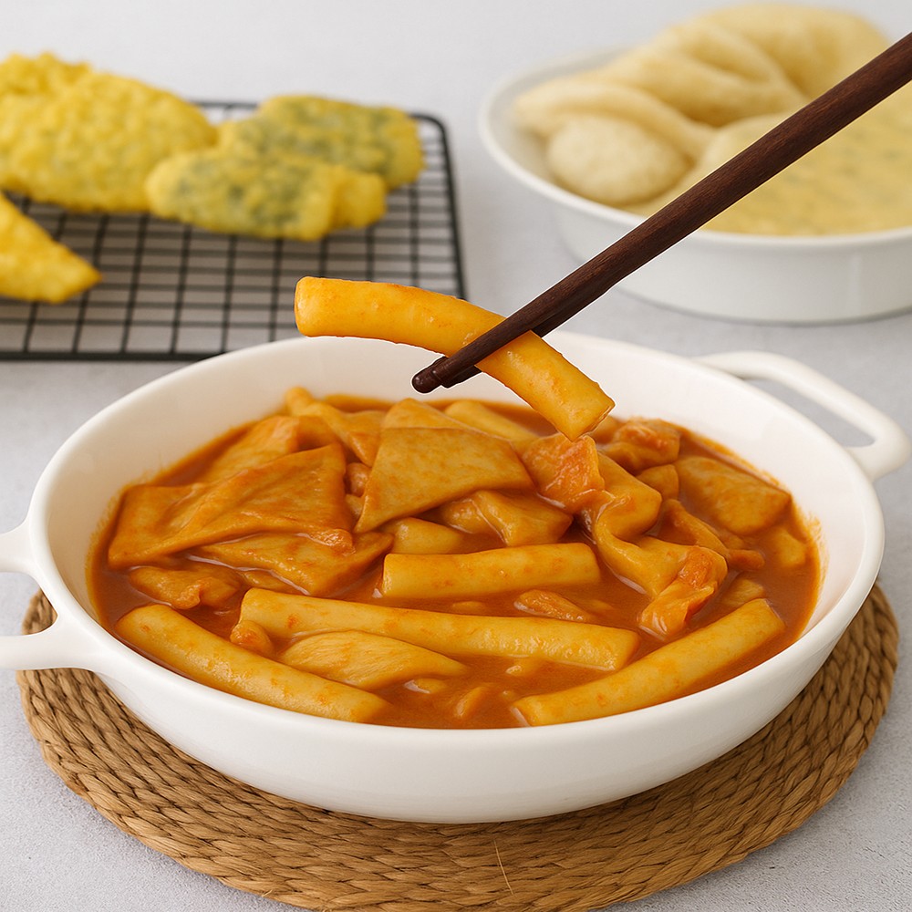 국물떡볶이 230g 2+2 냉동 밀떡볶이 어묵 미포함 (총920g) : 신대장떡볶이