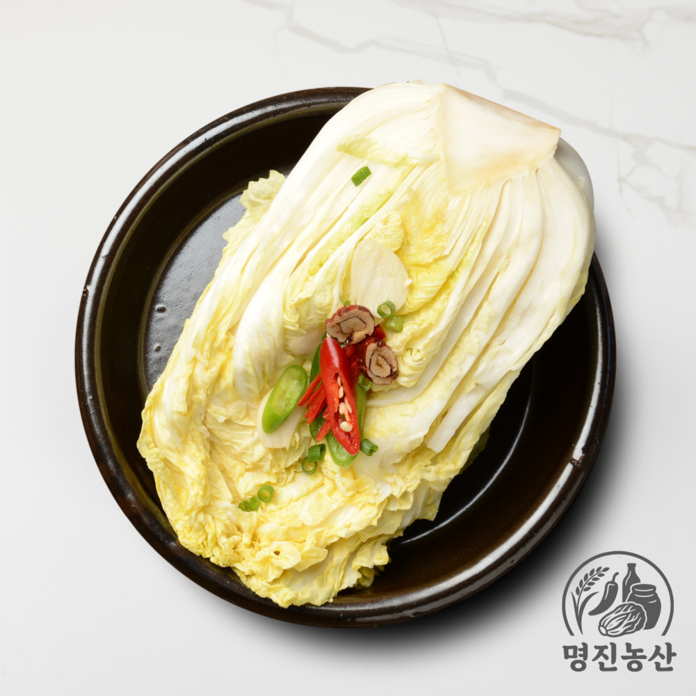 국내산 서초 서리풀 백김치 10kg 업소용 가정용 물김치 맛집 전라도 : 명진농산