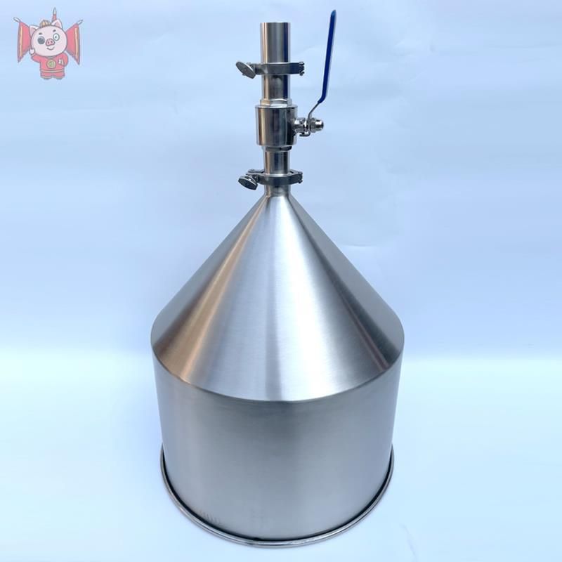 호퍼 초대형 깔대기 분말 소분기 포장 대용량 13리터깔때기+다각형튜브프레임(볼밸브미제공) : 태작02