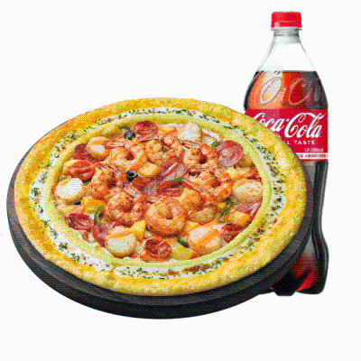 피자헛 씨푸드킹 리치골드L+콜라 1.25L : 피자헛 E쿠폰 선물하기