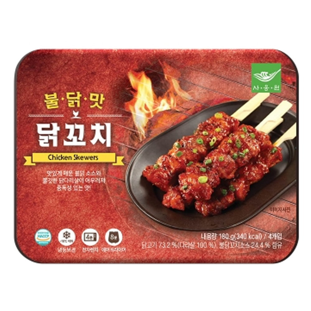 불닭맛 닭꼬치180gX20봉 : 프룻프룻공장