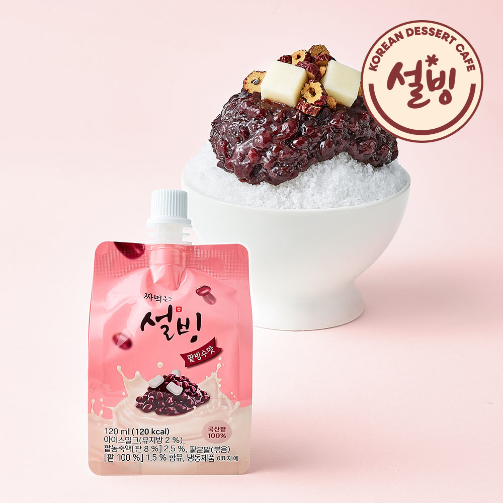 설빙 짜먹는 아이스 팥빙수 24개입 : 엄마의별점
