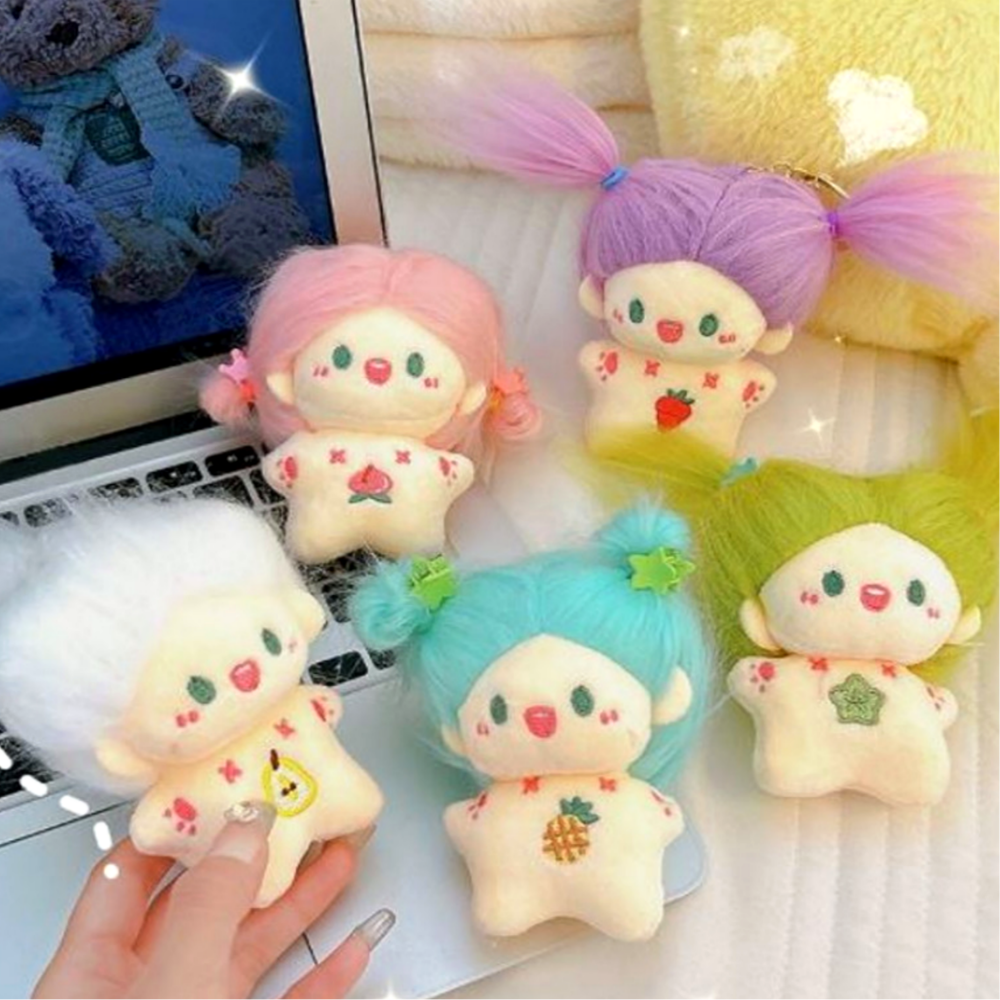 룰루랄라 인형꾸미기 미용실놀이 가방고리 우정템 키링 선물 : 룰루랄라소품샵