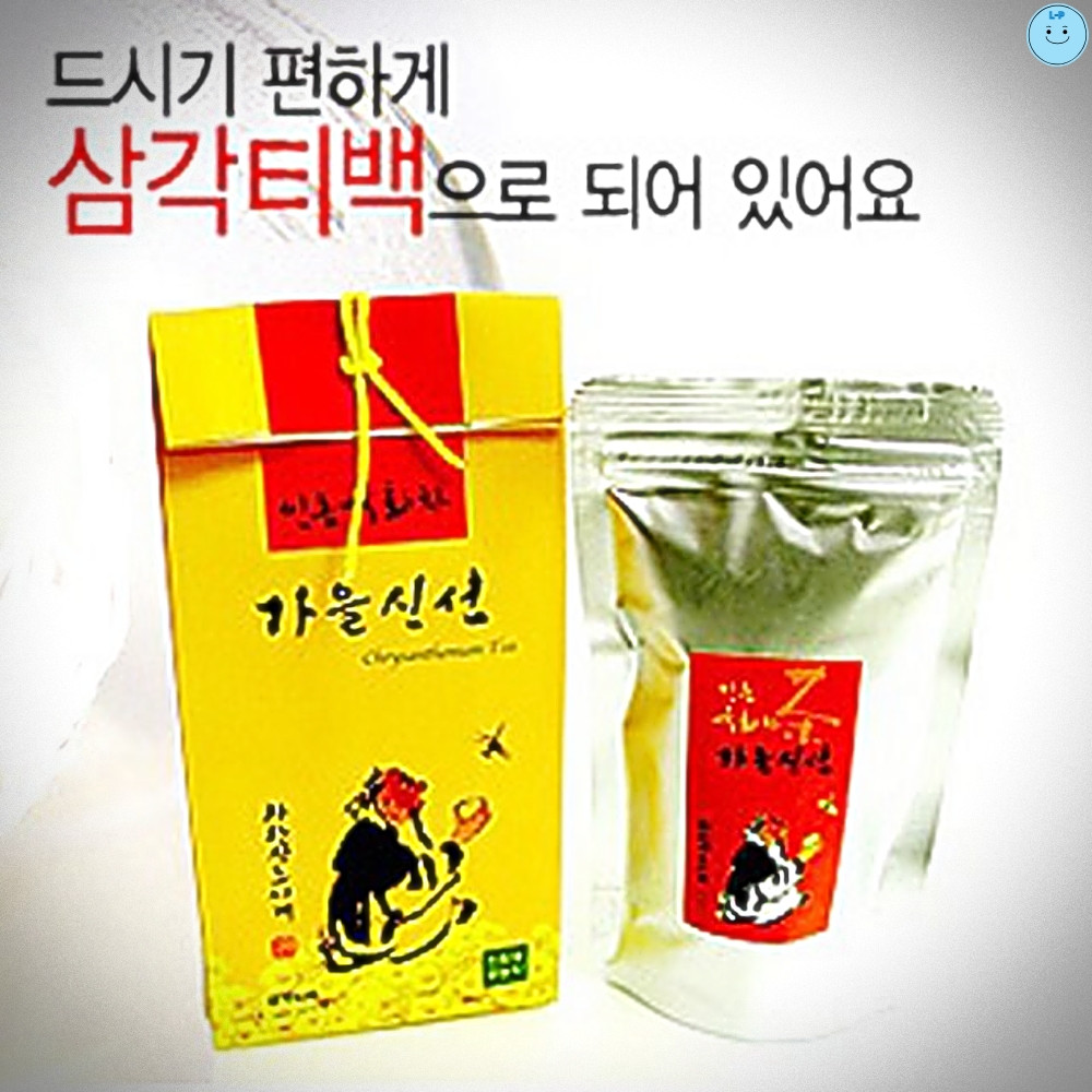 가을신선 국화차 -D국화차 삼각티백1상자 20개입 : 공구랩