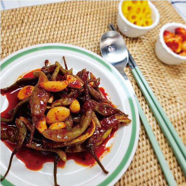 해품 알마늘 고추무침 500g 1kg : 해품상회