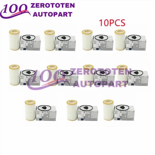 10PCS A0001802609 메르세데스 벤츠 C-CLASS CLK E-CLASS W203 W204 W211 W212 C208 S211 5102905AB 용 O 링이있는 오일 필... 