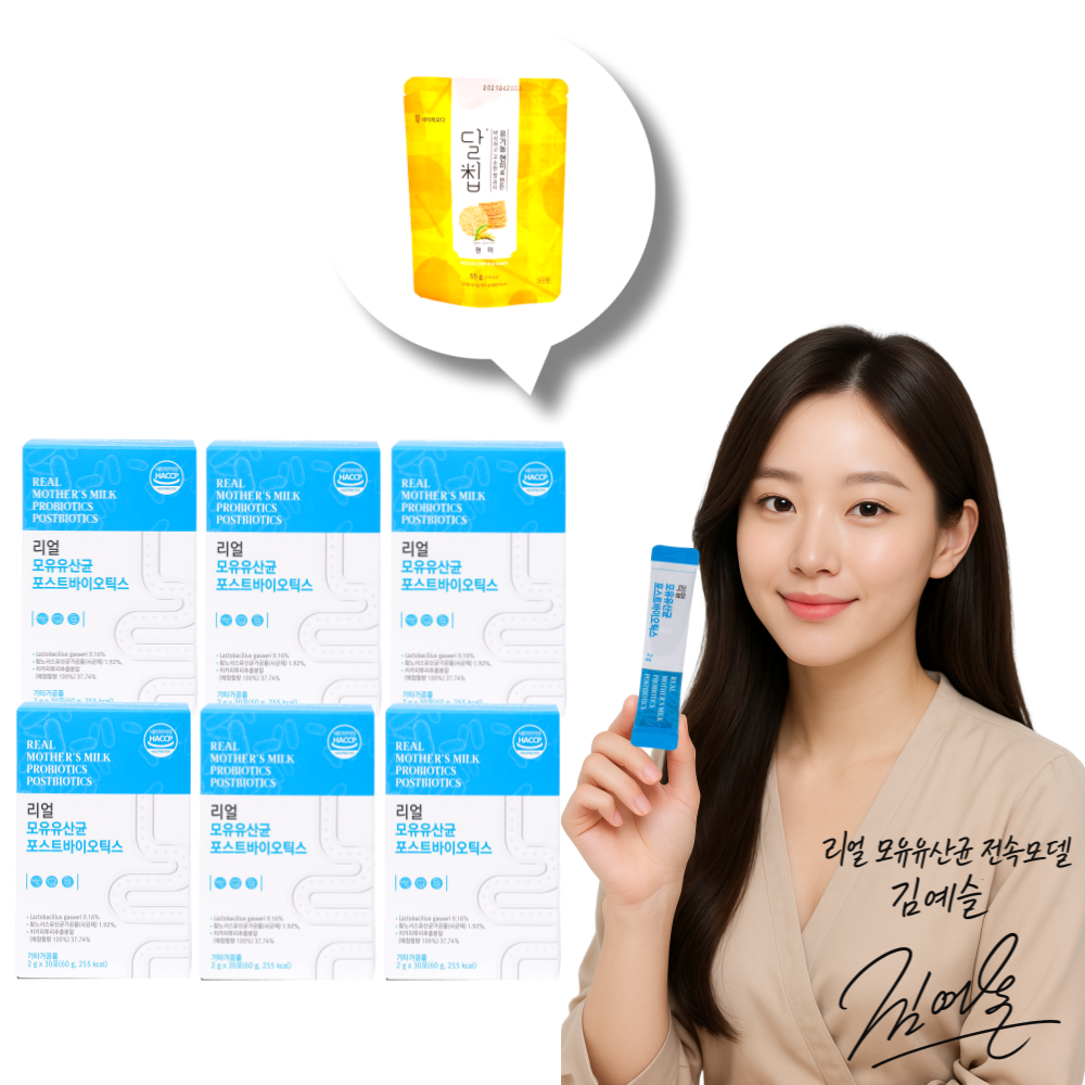 리얼 모유유산균 포스트바이오틱스 30포, 6개 : 주식회사 뉴트리사나
