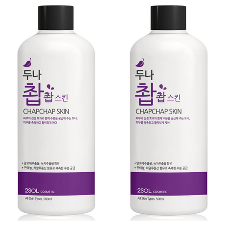 2SOL 촵촵 스킨 2개 500ml : 다미한