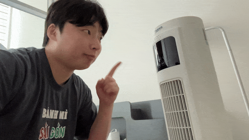 스프맨 가정용 냉풍기 냉방기 에어컨 선풍기 얼음 에어쿨러 아기방 냉풍기 : 케어앤조이