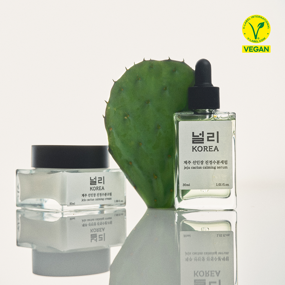 널리 비건 제주 선인장 진정수분세럼30ml+크림50ml 세트 : 널리 NULLI