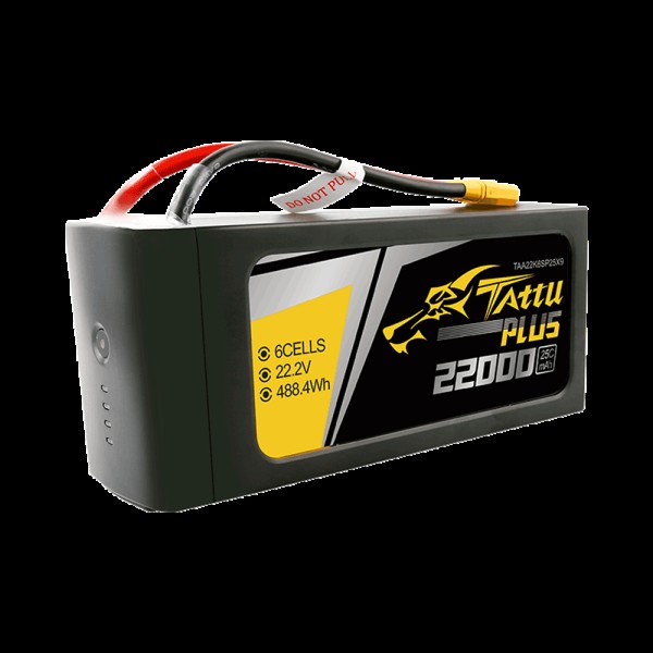 Tattu Plus Lipo 스마트 드론 배터리 6S 22000mAh 22.2V 25C : 넘버원제이에스