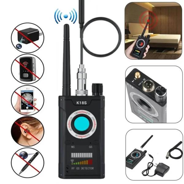 K18S 무선 탐지기 카메라 다기능 1MHz-6.5GHz 스마트 자동차 역방향 파인더(GPS 신호 강도 감지 포함) : 유통일번가