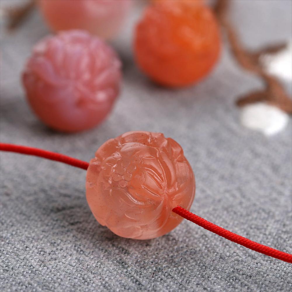레트로 악세사리 diy 천연 난홍 조각 구슬 손 한 11-13개의 모란꽃 입체 얼음 부유 : 프리브몰