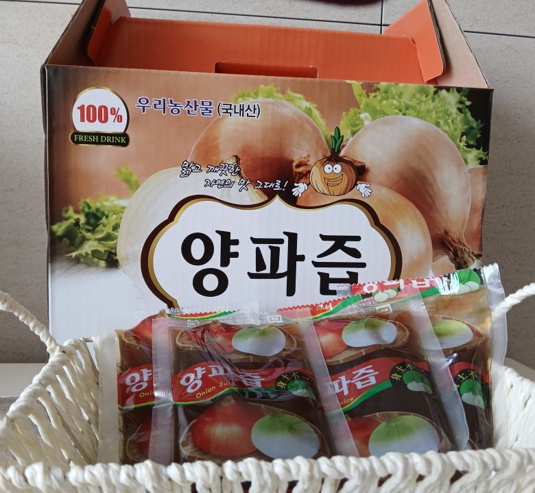 껍질까지 넣어서 달인 순수 진액 양파즙 110ml, 50개 : 의성중탕