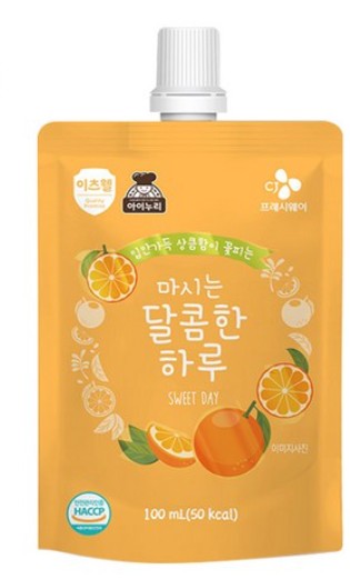 이츠웰 아이누리 마시는 상큼한하루 유기사과 100ml 40개 : 부산종합유통