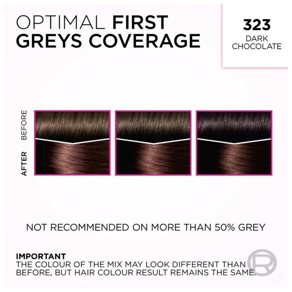 로레알 캐스팅 크림 글로스 헤어컬러 323 다크 초콜릿 염색약 LOreal Casting Dark Chocolate : 아키나나