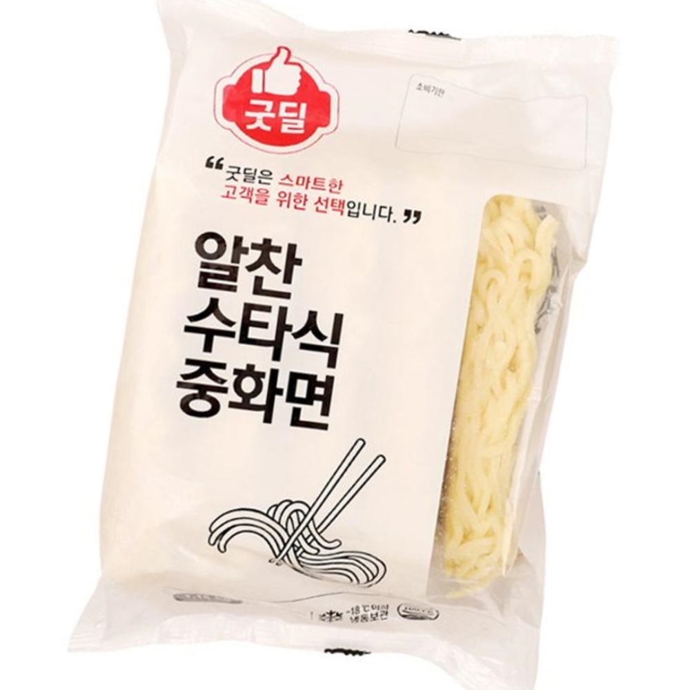 굿딜알찬수타식중화면 230Gx5입/씨제이프레시웨이(주) : 두드림 퍼니