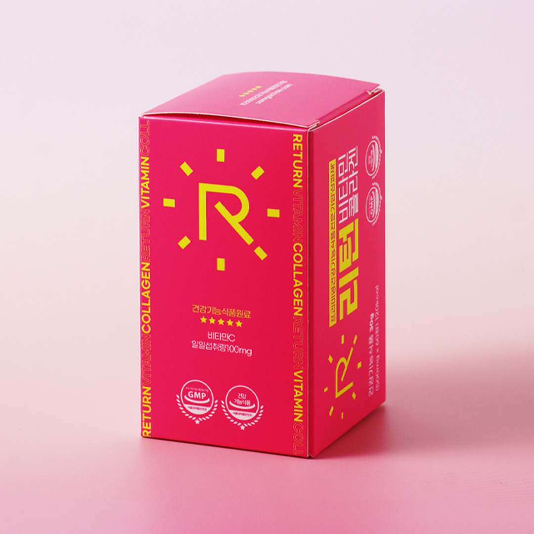 삼과채 리턴 비타민 콜라겐 저분자 피쉬 펩타이드 500mg 60정, 2개 : 삼과채건강즙 배곧본점