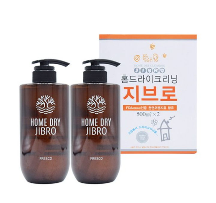 드라이 클리닝 세제 아웃도어 패딩 속옷 의류 관리 기능성 가정용 홈드라이 크리닝 2개 : 으뜸 유통