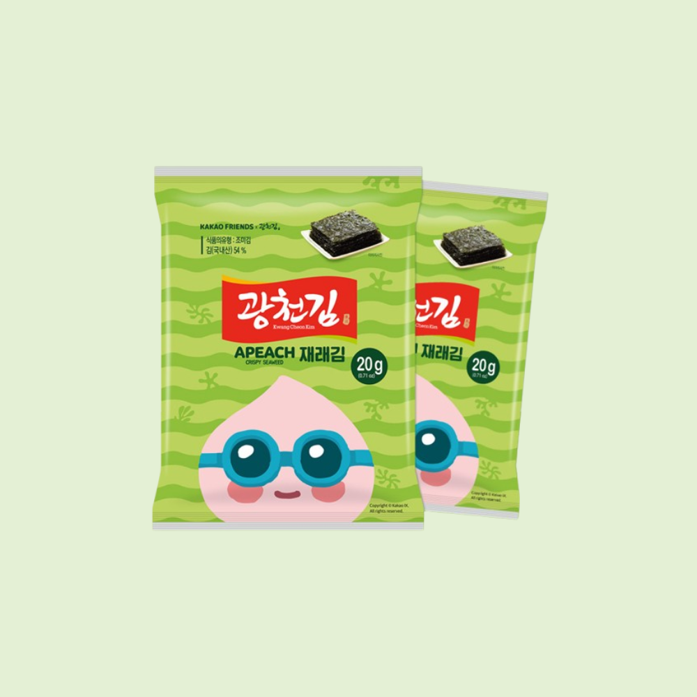 광천김 카카오프렌즈 전장김 20gx10봉 원산지:상세설명에 표시 : 표레트