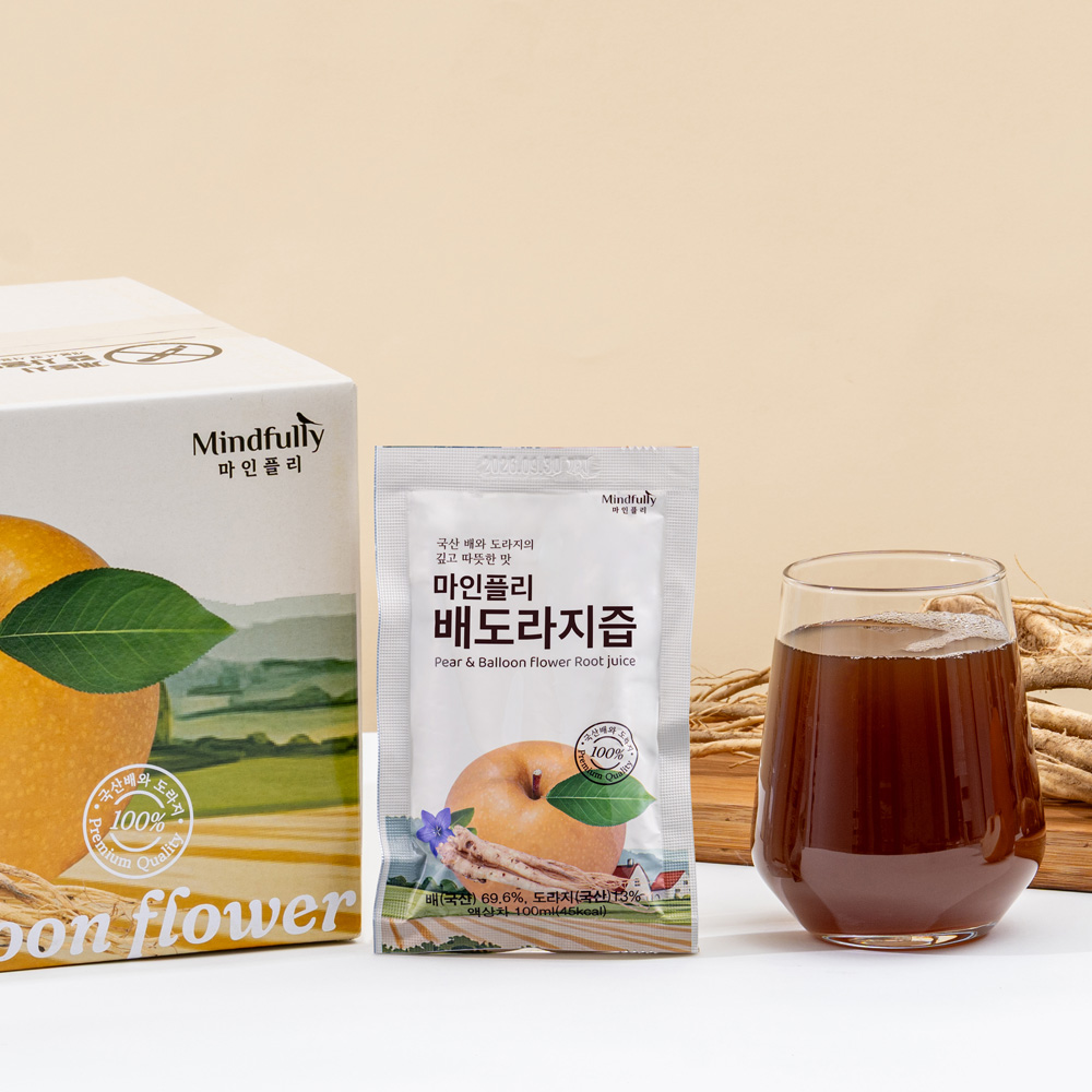 마인플리 배도라지 100ml 50포 : 거제사슴영농조합
