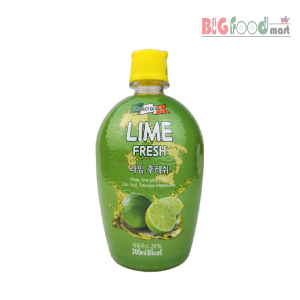 퍼시픽초이스 라임쥬스 라임 후레쉬 200ml(6월 행사제품) : 빅푸드마트