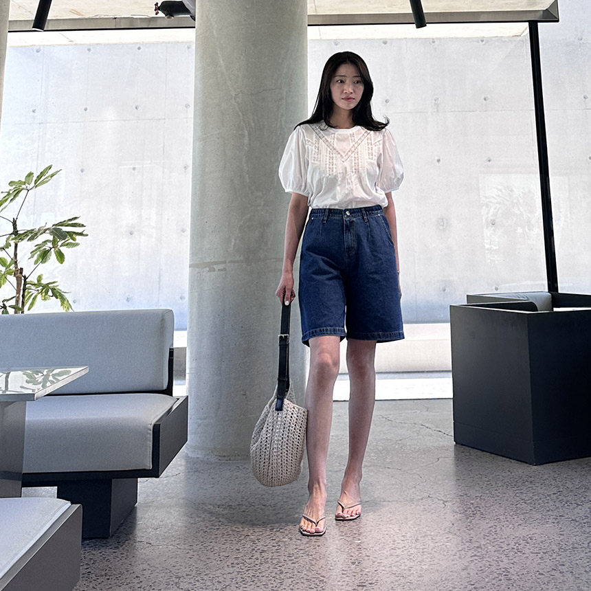 플라워퍼프블라우스(아이2주) : 메이블랑shop